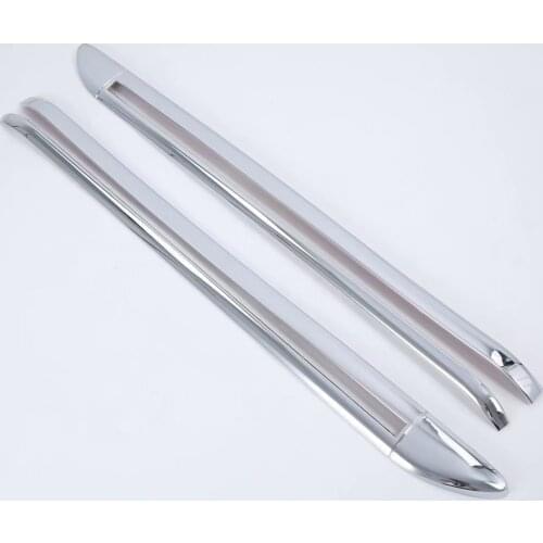 For Nissan NV200 Evalia 2013-2017 2018 ABS Chromium Car Side Door Slide Rail Cover Trim Styling Cover Car-styling Accessories