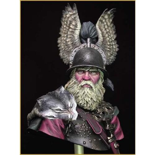 Unpainted Kit 1/10 Celtic Warrior Hallstatt 6th Century bust figure Historical Figure Resin Kit