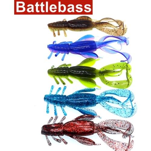 5pcs 10cm 10.5g Shrimp Jig Trailer Claw Lobster Crawfish Crayfish Bait Creature Claws bait Soft Lure Bass Fishing Lures pesca