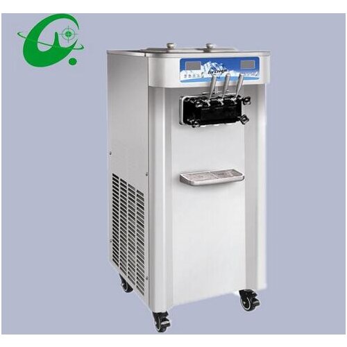 50L/H Commercial Table Top Soft Ice Cream machine Double Separated System 3flavor Fruit ice cream making maker machine