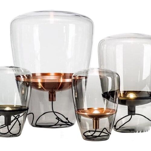 Modern Glass Floor Lamp Lights Fashion Design Glass Table lamps Lights For Living Room Bedroom Lampara de pie decorativa