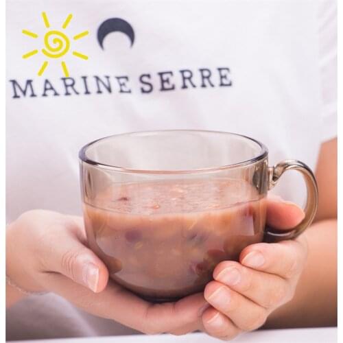 Nordic Milk Oatmeal Breakfast Cereal Glass Cup Lovely Woman Water Cup Yogurt Large Capacity Coffee Mug