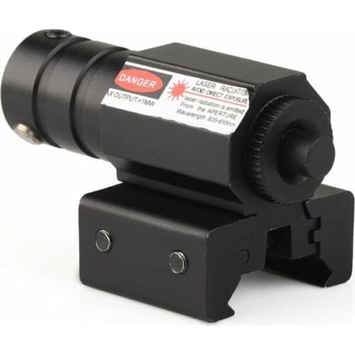 Tactical Red Laser Beam Dot Sight Scope Picatinny Rail Mount f Gun Rifle Pistol