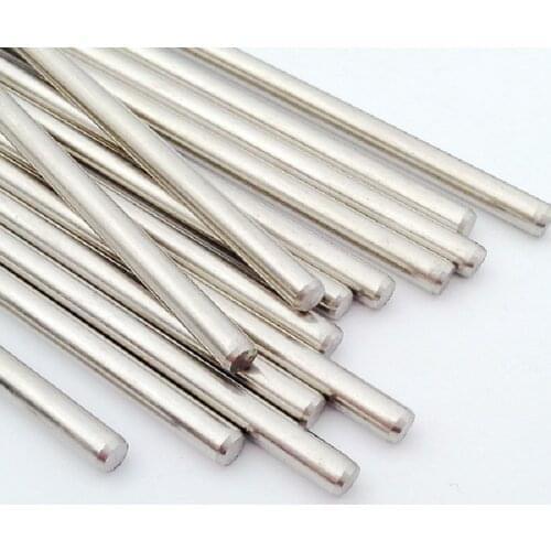 10pcs Shaft Linear RC 304 A2 Stainless Steel Rod 2mm 2.5mm 3mm 4mm 5mm 7mm 8mm Bar Rail Round Shafts Rods Length 100mm