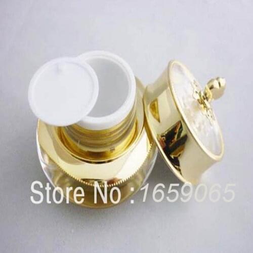 30G CROWN shape acrylic cream bottle,30ml cream jar cosmetic container cream jar Cosmetic Packaging 4 colors 100pcs/lot