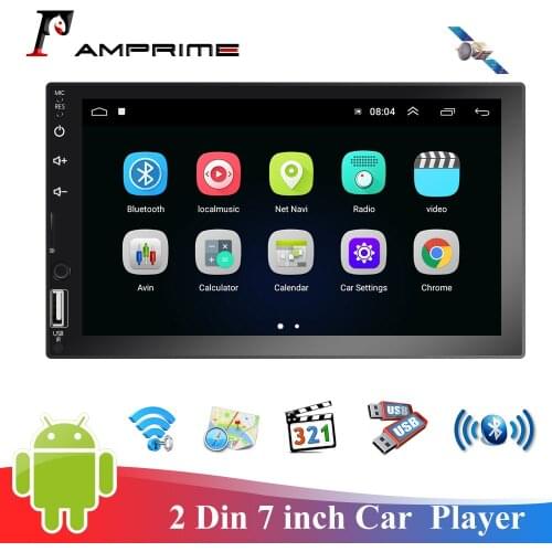 AMPrime 7'' Andriod 2 Din Car radio Car Multimedia Player auto Stereo GPS MAP For Volkswagen Nissan Hyundai Kia toyota CR-V