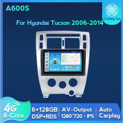 6G+128G DPS RDS Android 11 For Hyundai Tucson 2006-2014 Car Radio Auto Multimedia DVD Player GPS Navigation Auto carplay 2 din