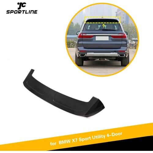Car Rear Roof Spoiler Wing For BMW G07 X7 2019 - 2021 Rear Trunk Roof Boot Lip Wing Spoiler Carbon Fiber