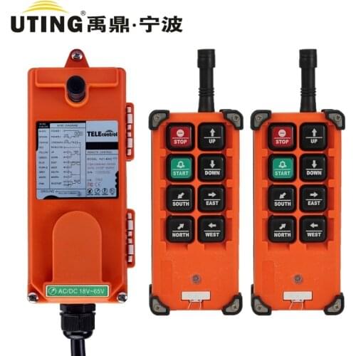 Industrial TELECONTROL Wireless Remote Control F21-E1B for Hoist Crane 2 Transmitters 1 Receiver 12V 18-65V 65-440V