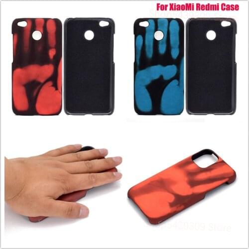 Color Change Thermal Heat Temperature Case For Xiaomi Redmi Note 5 6 7 7A 8 8A Pro 9 9T Pro 9C Protective Shell Coque