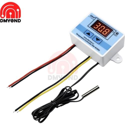 220V AC 10A Digital LED Temperature Control Controller For Arduino Cooling Heating Switch Thermostat + NTC Sensor