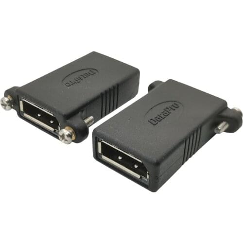 DP to DP DisplayPort Female to Female Adapter Connector Coupler Extender Tool With Screw panel