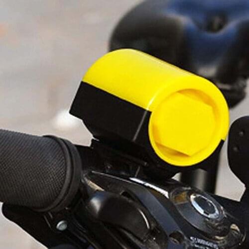 Electronic Cycling Bicycle Handlebar Bike Bell Horn Sound Loud Alarm Bicycle Accessory Outdoor Protective Bell Rings