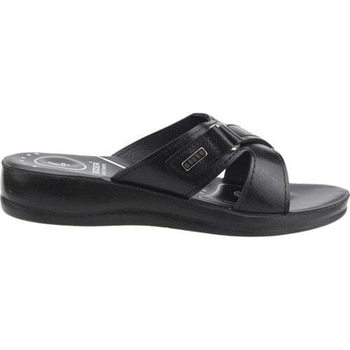 Gantry 7187 Daily Velcro Women 'S Slippers Black