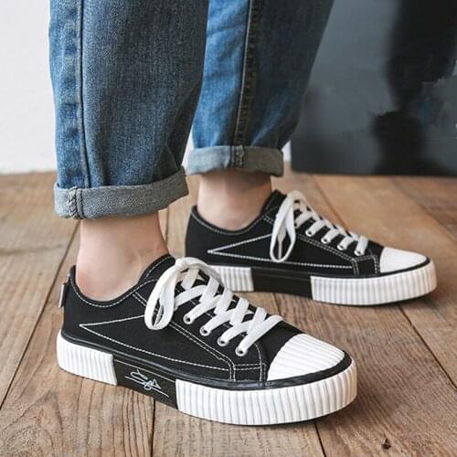 Men Canvas Sneakers Autumn Winter Lovers High Top Comfortable Casual Shoes Flats Breathable Walking Keep Warm Women Shoes