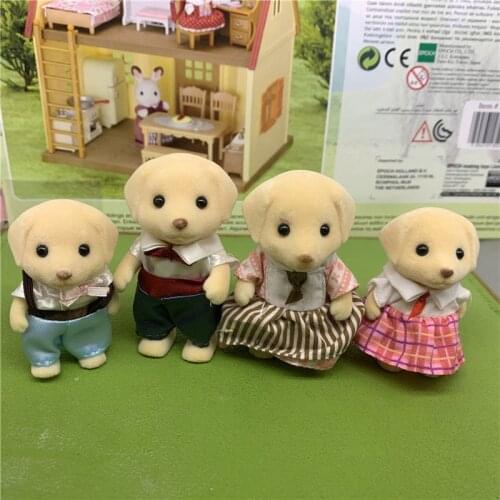 Geniune Sylvanian Doll Families Dollhouse Animal Figures furniture set clothes house food without package