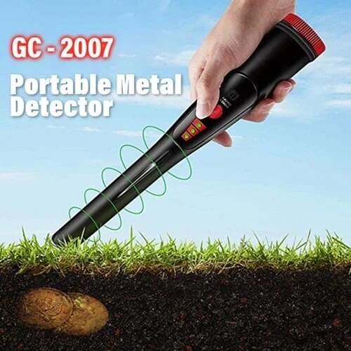 Pinpointer Metal Detector Finder Portable Pin Pointer gold detector Treasure Hunter Automatic Tuning +Belt Holster LED Indicator