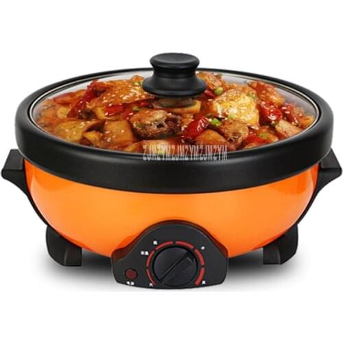 2.5L Electric Hot Pot Multi Cooker Household Pot Separatable Non-stick Coating Electric Cooking Machine Stewing Hotpot Cooker