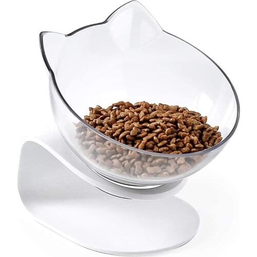 Non-Slip Single Cat Bowl Dog Bowl with Stand Pet Feeding Cat Water Bowl for Cats Food Pet Bowls for Dogs Feeder Product Supplies