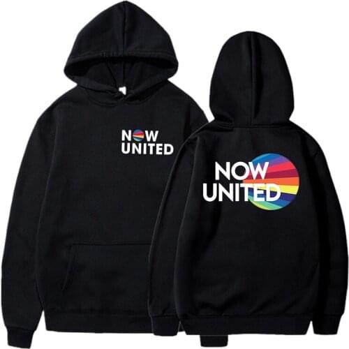 2020 Now United - Better Album Streetwear Women Oversized Now United Hoodies Men Sweatshirts Winter UN Team Hoodie Kids Harajuku