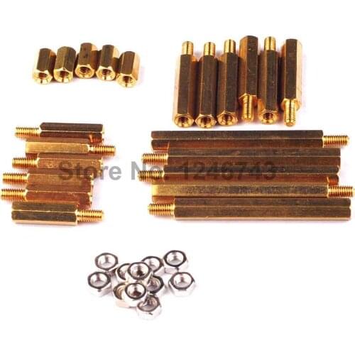 Essential Copper M3 Pillars + Nut Pack For Freescale Smart Car
