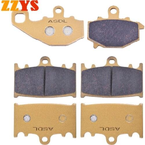 Motorcycle Front & Rear Brake Pads For Kawasaki ZR400 ZR 400 Zephyr 97-01 ZZR400 ZZR 400 ZX400 ZZR600 ZZR 600 ZX 600 ZX600 93-07