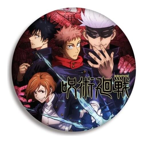 Jujutsu Kaisen Peripheral Badge Itadori Yuji Fushiguro Megumi Gojo Satoru Badge Brooch Pendant
