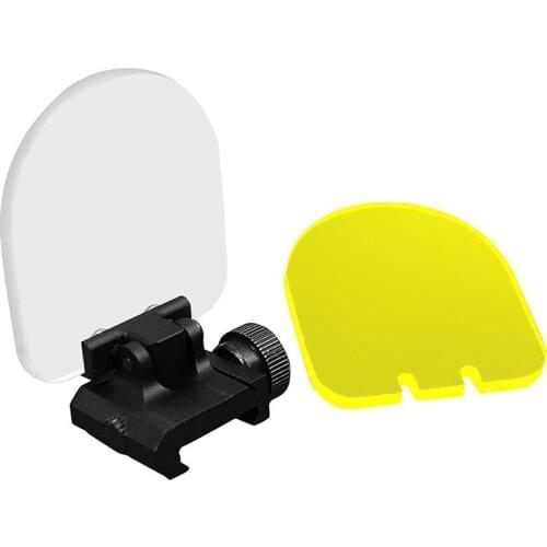 NEW 3mm Thick Optic Scope Foldable Lens Shield Protector Fit 20mm Rail Mount for Aim Sports Reflex Sight Slider Cover Red dot