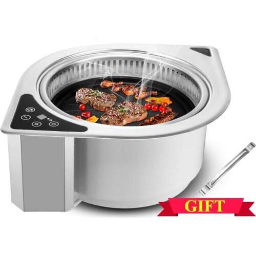 Commercial Embedded Electric Oven/Electric BBQ Oven/Far Infrared Barbecue Roaster/Korean Self-service BBQ Machine GER-2000DCT