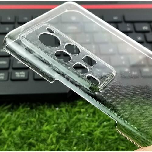 For Vivo X60 Pro Phone Case Hard PC Clear Case Camera Protect Back Cover