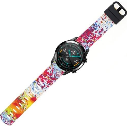 22mm Silicone Sport Watch Band for Samsung Gear S3 Gear 2 Watch 46mm Strap for Huawei Watch 2 Pro/ GT for AMAZFIT Band