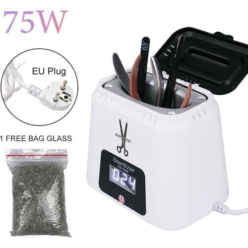 Sterilizer With Glass Ball Disinfection Cup Set High Temperature For Clean Nail Art Tools Dry Heat for Manicure