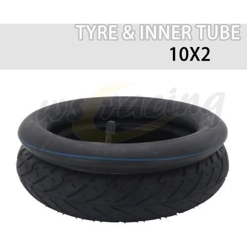 10*2 Inch Heavy Duty Inner Tube outer Tyre Pneumatic Tire wheel Thicker Inflation For Electric Scooter Go karts ATV Quad