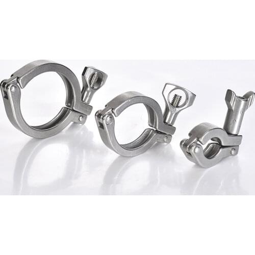 1" - 2" Sanitary Stainless Steel Tri Clamp Clamps Clover for Ferrule SS304