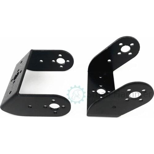 2pcs Oblique U-type servo bracket accessories Mechanical arm multi-functional bracket Model DIY