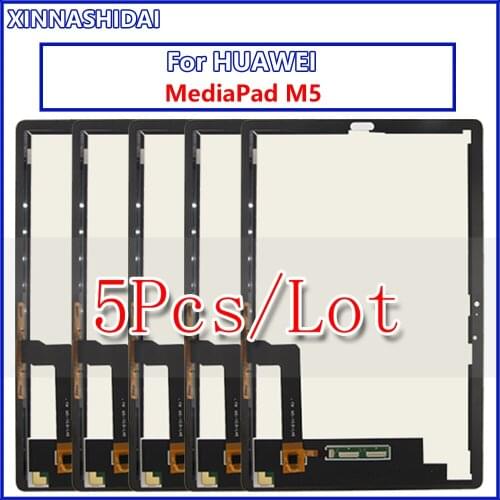5 Pcs/Lot LCD For Huawei MediaPad M5 10.8 CMR-AL09 CMR-W09 LCD Display Panel Touch Screen Digitizer Sensor Assembly Replacement