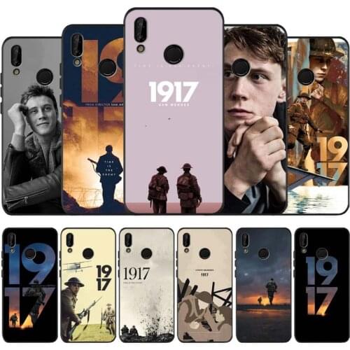 1917 movie black soft Phone Case for huawei P40 P30 P20 P10 Pro lite P9 Lite nova 4E 6SE Psmart 2019 Y6 9 Prime
