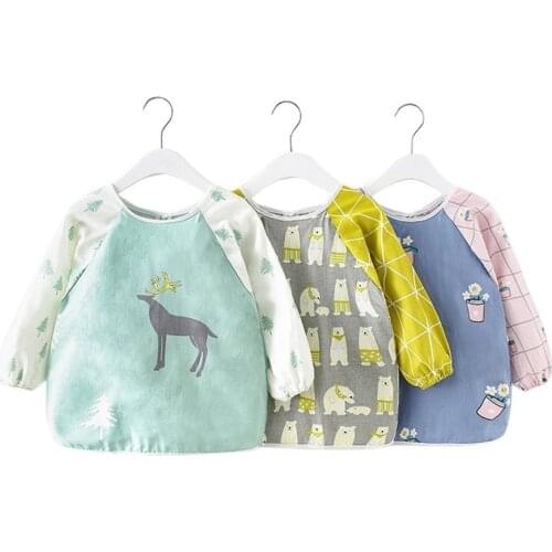 Baby Stuff Toddler Scarf Bandana Bibs Long Sleeve Bib Baby Water Proof Washable