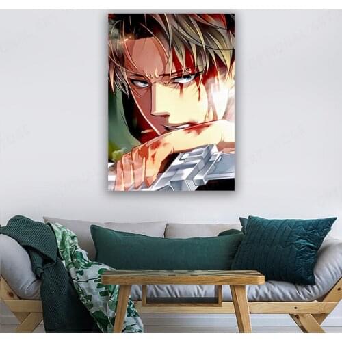 Canvas Anime Attack on Titan Pictures Home Decoration Paintings Poster HD Prints Wall Art Modular Living Room
