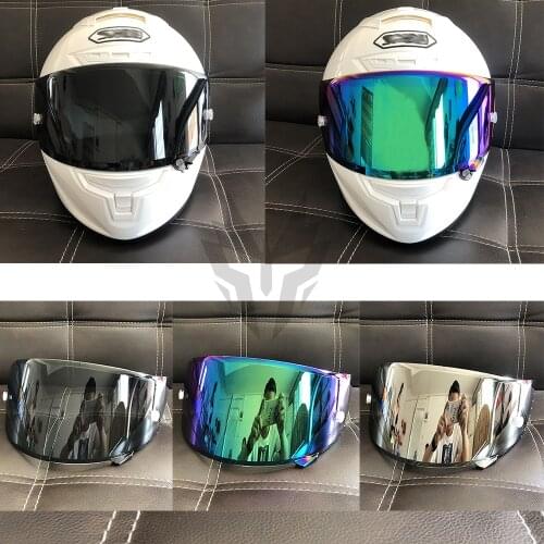 Helmet Visor For SHOEI X14 X-14 Z7 Z-7 CWR-1 NXR RF-1200 X-spirit Model Motorcycle Helmet Visor X14 Motor Bike Accessories Parts