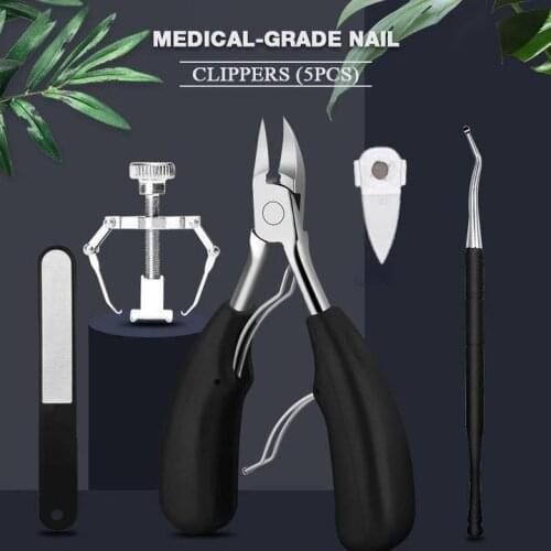 Medical-Grade Nail Clippers Podiatry Nail Clippers Nail Correction Nippers Clipper Cutters Dead Skin Dirt Remover