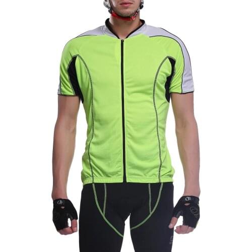 Outto mens cycling jersey short sleeve summer bike shirt breathable bike jersey