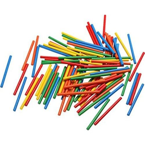 New-Wooden counting stick chopsticks children mathematics learning game children preschool education 100 pieces