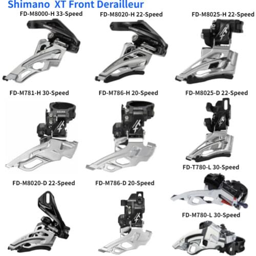 Shimano XT FD M8000-H M8025-H M8020-H M786 M781 M8025-D M8020-D M786-D M780 T780 3x10 2X11 3X11 2X10 M8025 Front Derailleur