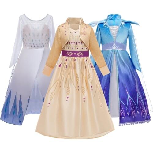 Princess Dress Long Sleeve Autumn Dress for Kids Dress for Girls Fancy Children Birthday Dresses Halloween Kids Cosplay Costume