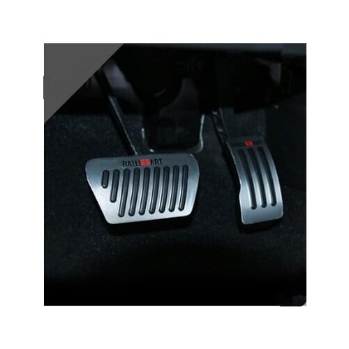 Car styling FootRest Gas Brake Pedal Cover Case For Mitsubishi Lancer Outlander ASX Pajero Eclipse Grandis FORTIS Zinger