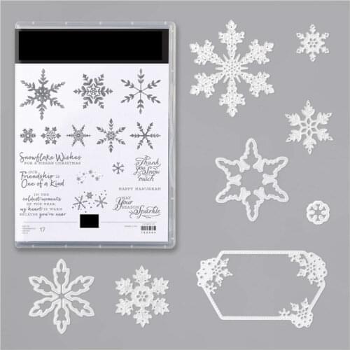 SNOWFLAKE Christmas Metal Cutting Dies and Stamps for DIY Scrapbook Album Paper Card Craft Handmade Knife Die New Arrival 2021