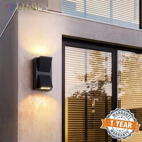 Modern Design Outdoor Lighting Wall Sconces & Light Balcony Home Decoration Led Walll Light Waterproof IP65 LED Porch Lamp 3000K