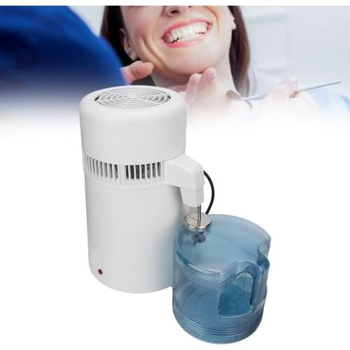 304 Stainless Steel 4L Dental Oral Water Distiller Machine Pure Water Purifier Filter