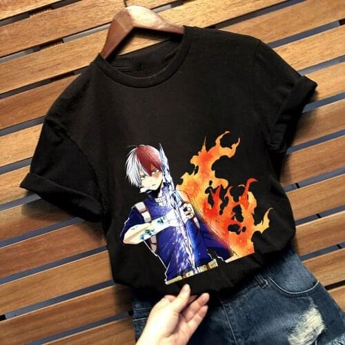 Todoroki Shoto Tshirts Fashion Men Women My Hero Academia T-shirt Casual Tee Shirt Harajuku Tops